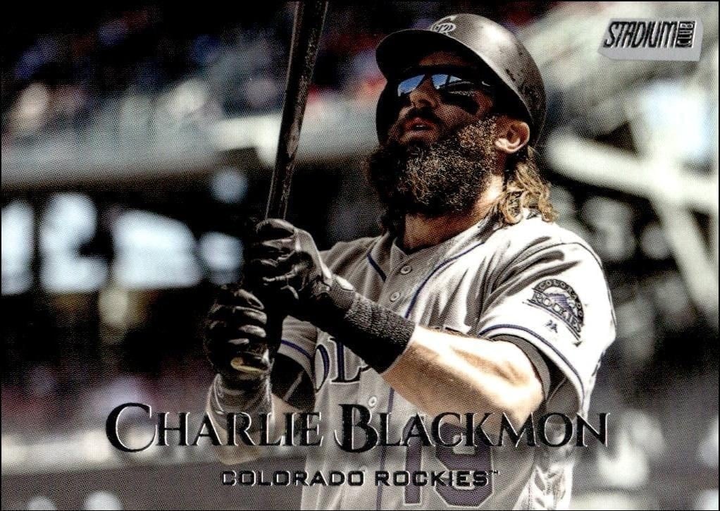 Charlie Blackmon 2019 Topps Stadium Club #21 Baseball Trading Card - Front 2019 Topps Stadium Club Charlie Blackmon #21 baseball trading card front