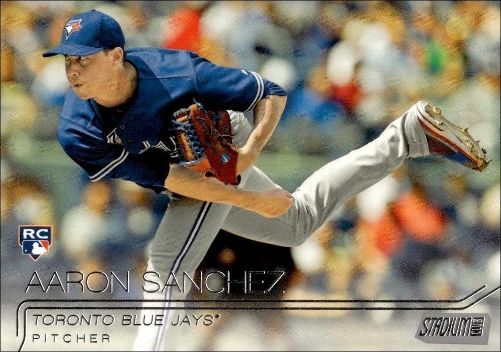 2015 Topps Stadium Club Aaron Sanchez #283 trading card