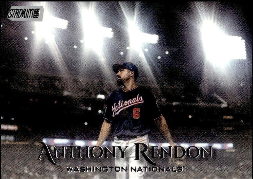 Anthony Rendon 2019 Topps Stadium Club #235 Baseball Trading Card - Front 2019 Topps Stadium Club Anthony Rendon #235 baseball trading card front