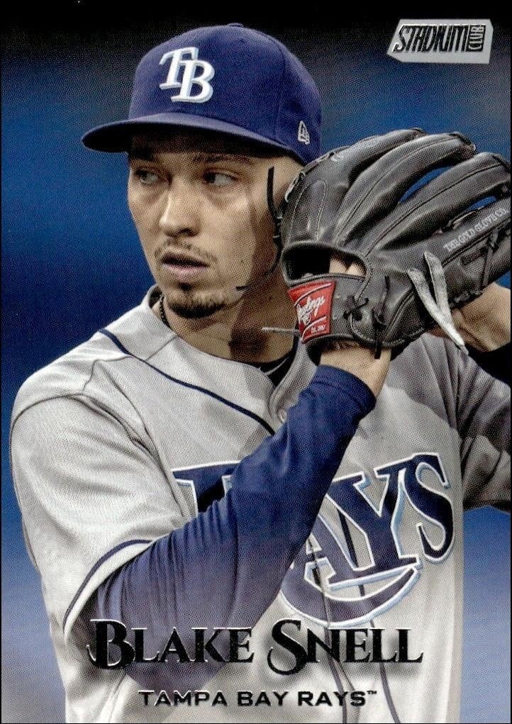 Blake Snell 2019 Topps Stadium Club #213 Baseball Trading Card - Front 2019 Topps Stadium Club Blake Snell #213 baseball trading card front