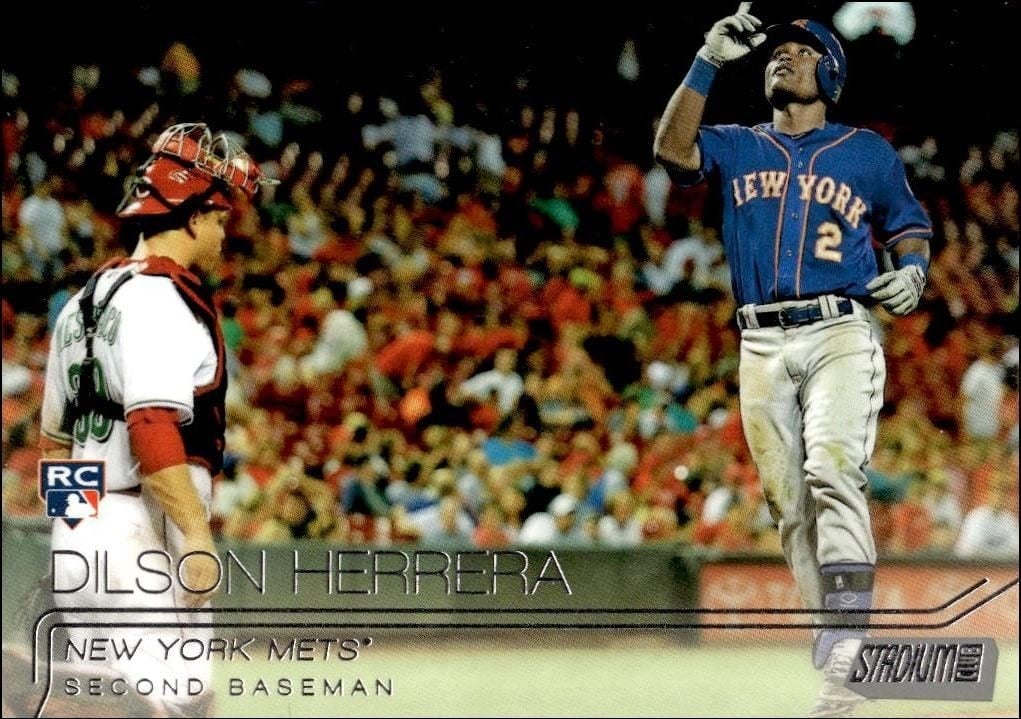 Dilson Herrera 2015 Topps Stadium Club #30 Baseball Trading Card - Front 2015 Topps Stadium Club Dilson Herrera #30 baseball trading card front