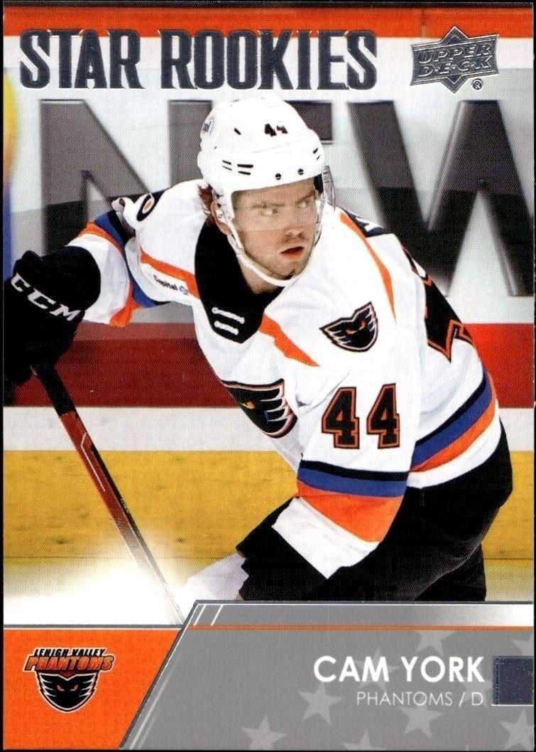 Cam York 2021-22 Upper Deck AHL #112 Hockey Trading Card - Front 2021-22 Upper Deck AHL Cam York #112 hockey trading card front