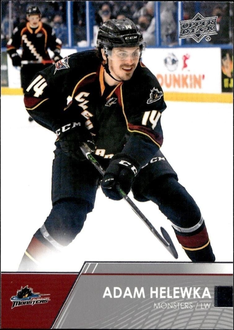 Adam Helewka 2021-22 Upper Deck AHL #26 Hockey Trading Card - Front 2021-22 Upper Deck AHL Adam Helewka #26 hockey trading card front