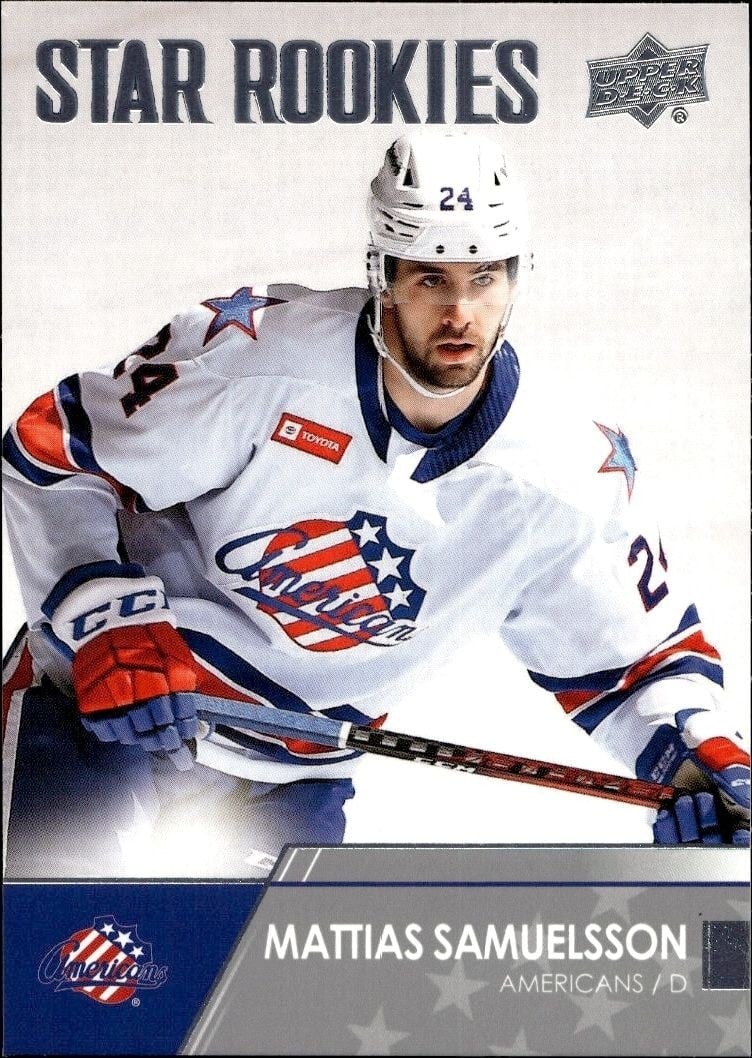 Ukko-Pekka Luukkonen 2021-22 Upper Deck AHL #54 Hockey Trading Card - Front 2021-22 Upper Deck AHL Ukko-Pekka Luukkonen #54 hockey trading card front