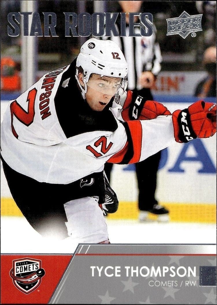 Fabian Zetterlund 2021-22 Upper Deck AHL #44 Hockey Trading Card - Front 2021-22 Upper Deck AHL Fabian Zetterlund #44 hockey trading card front