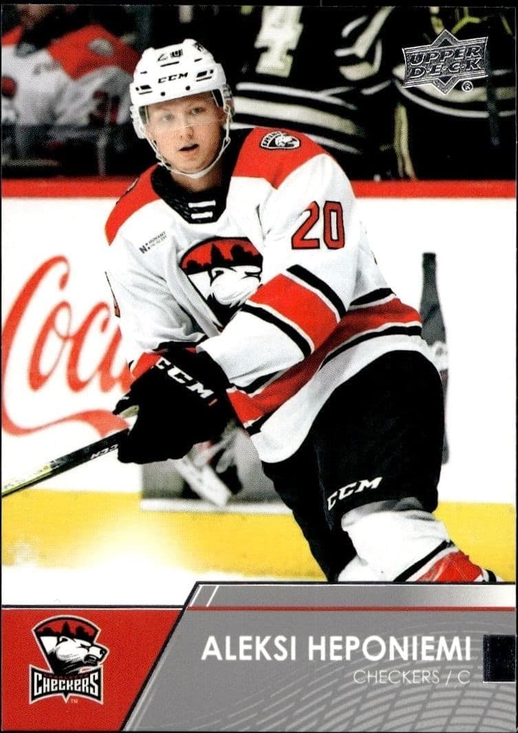 2021-22 Upper-Deck AHL Aleksi Heponiemi #64 trading card