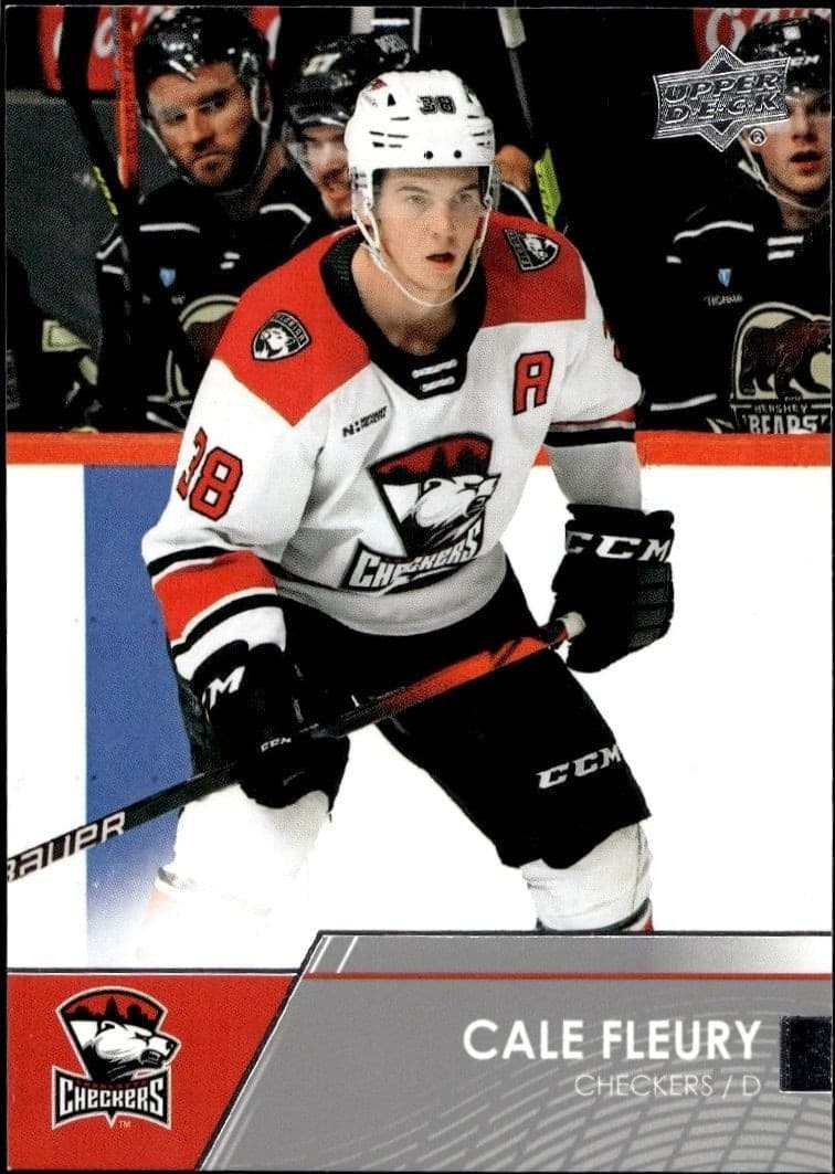 2021-22 Upper-Deck AHL Cale Fleury #27 trading card
