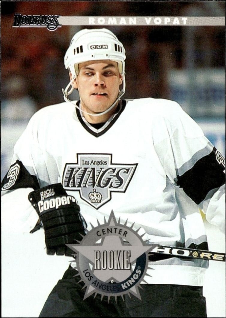 Roman Vopat 1996-97 Donruss #216 Hockey Trading Card - Front 1996-97 Donruss Roman Vopat #216 hockey trading card front