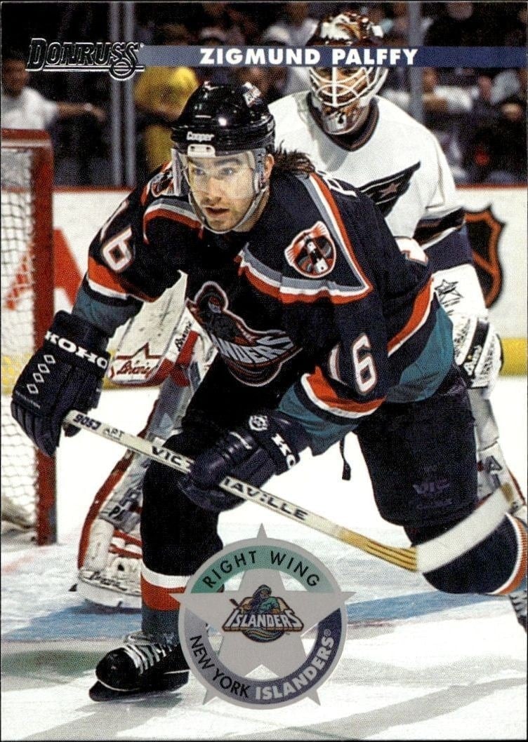 Zigmund Palffy 1996-97 Donruss #45 Hockey Trading Card - Front 1996-97 Donruss Zigmund Palffy #45 hockey trading card front