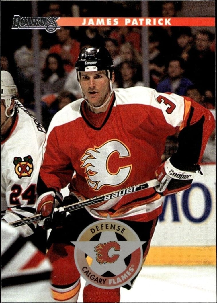 James Patrick 1996-97 Donruss #158 Hockey Trading Card - Front 1996-97 Donruss James Patrick #158 hockey trading card front