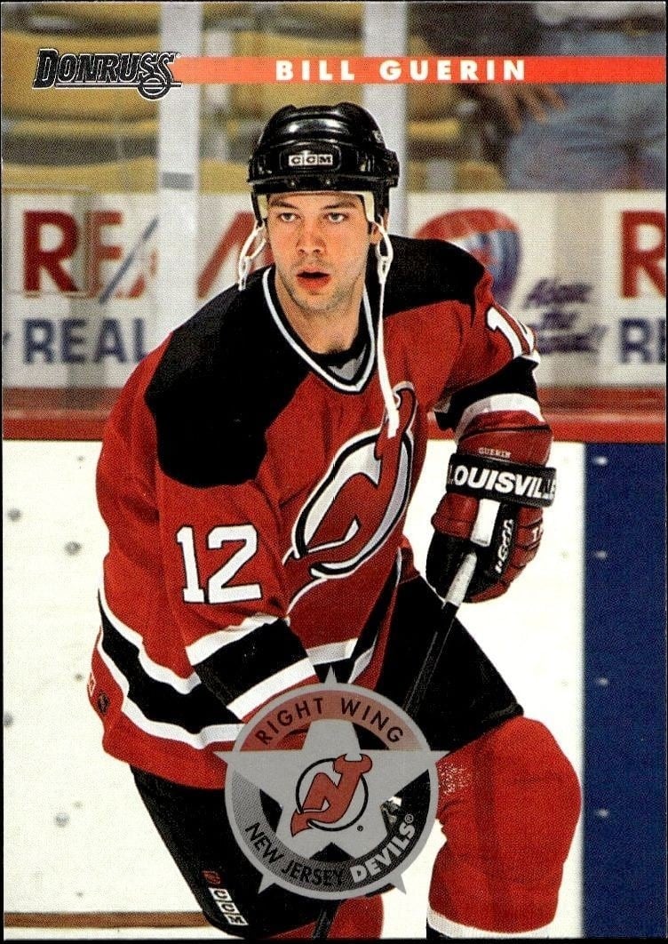 Bill Guerin 1996-97 Donruss #180 Hockey Trading Card - Front 1996-97 Donruss Bill Guerin #180 hockey trading card front