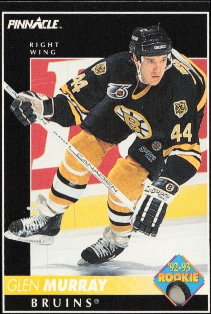 Glen Murray 1992-93 Pinnacle #224 Hockey Trading Card - Front 1992-93 Pinnacle Glen Murray #224 hockey trading card front