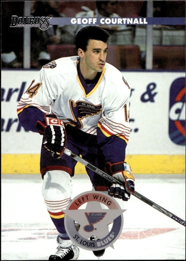 1996-97 Donruss Geoff Courtnall #54 trading card