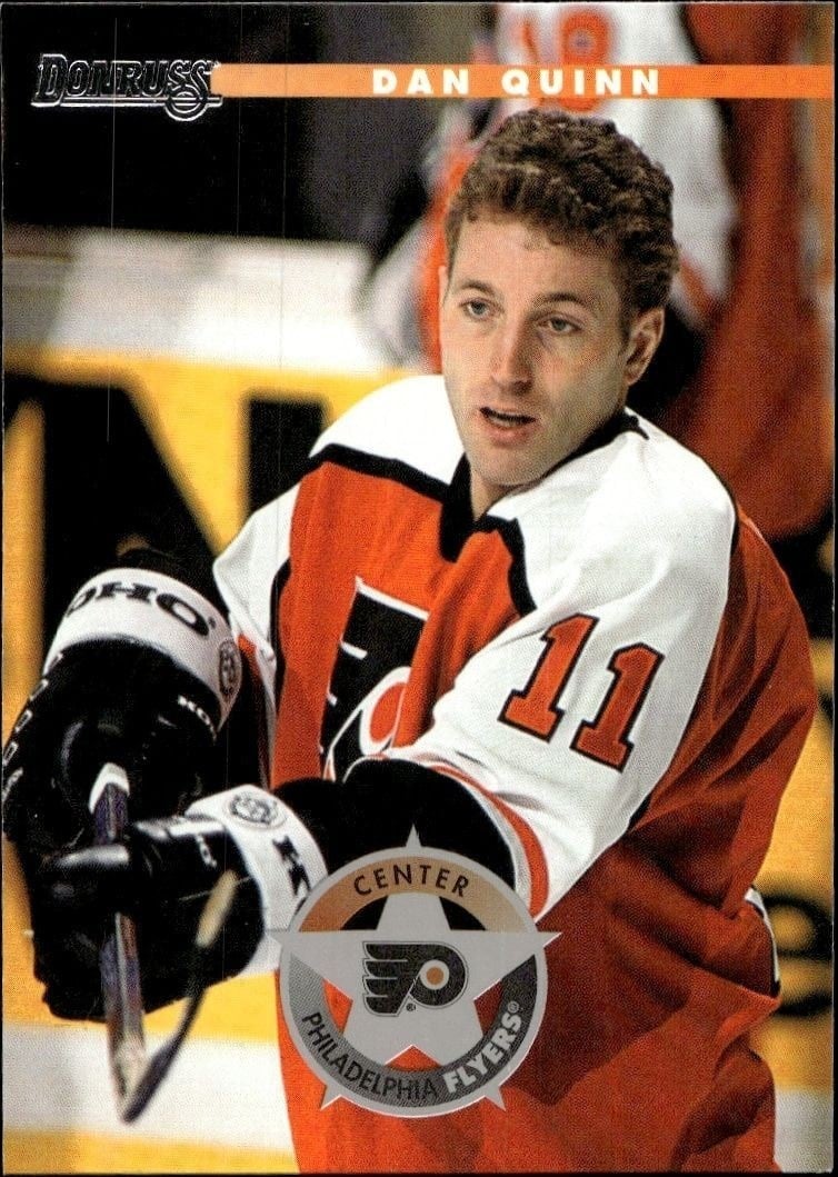 Dan Quinn 1996-97 Donruss #92 Hockey Trading Card - Front 1996-97 Donruss Dan Quinn #92 hockey trading card front