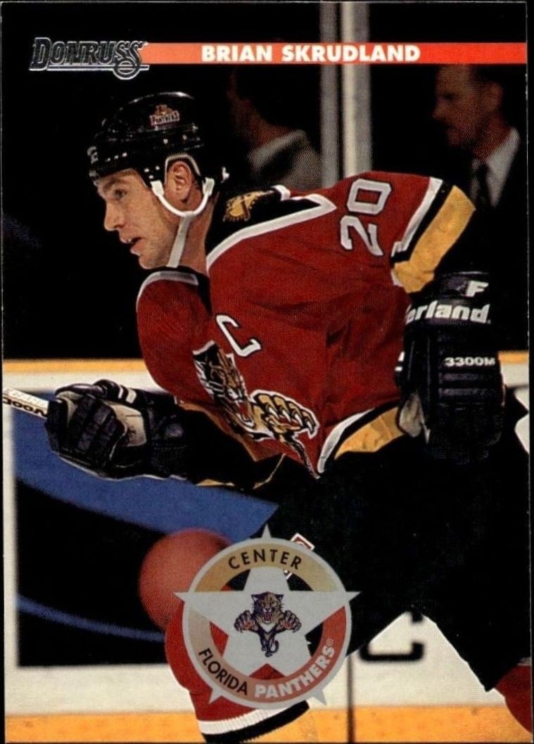 Brian Skrudland 1996-97 Donruss #118 Hockey Trading Card - Front 1996-97 Donruss Brian Skrudland #118 hockey trading card front
