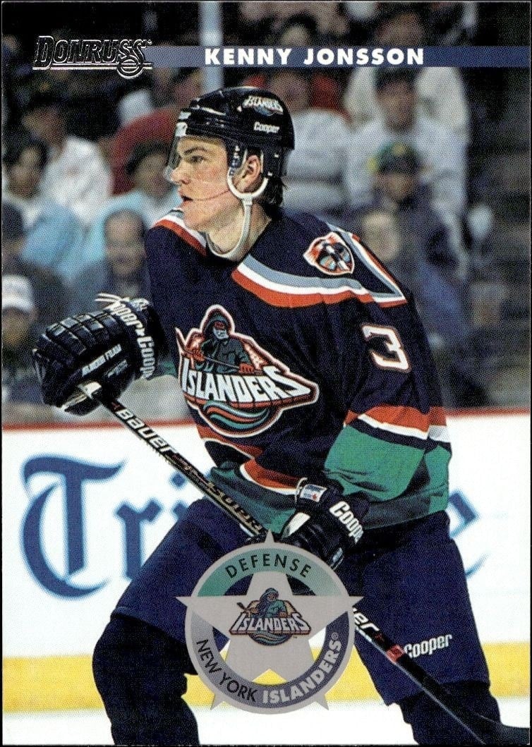 Kenny Jonsson 1996-97 Donruss #74 Hockey Trading Card - Front 1996-97 Donruss Kenny Jonsson #74 hockey trading card front