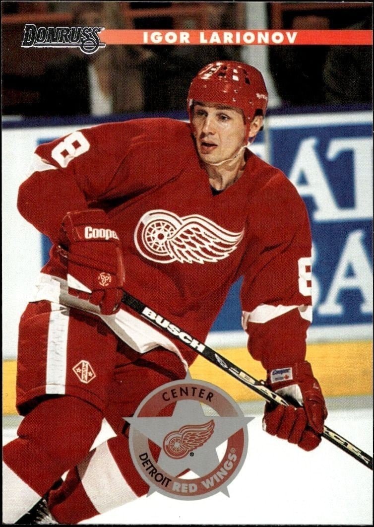 Igor Larionov 1996-97 Donruss #167 Hockey Trading Card - Front 1996-97 Donruss Igor Larionov #167 hockey trading card front