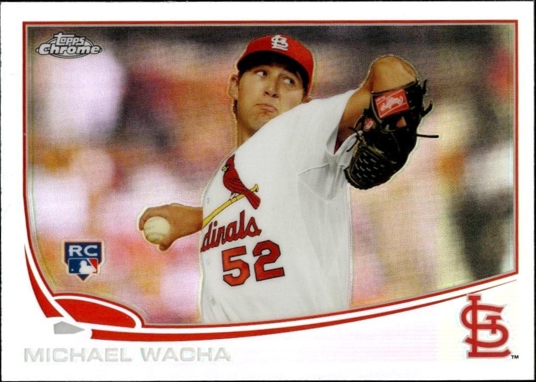 2013 Topps Chrome Michael Wacha #119 trading card