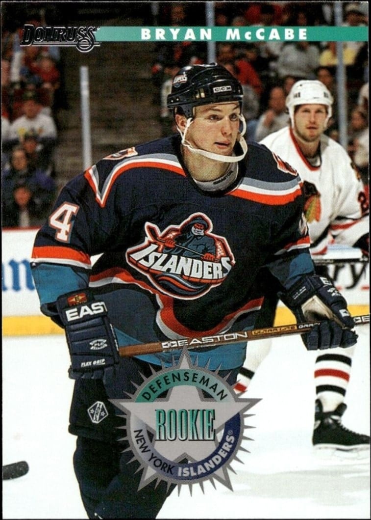Bryan McCabe 1996-97 Donruss #217 Hockey Trading Card - Front 1996-97 Donruss Bryan McCabe #217 hockey trading card front