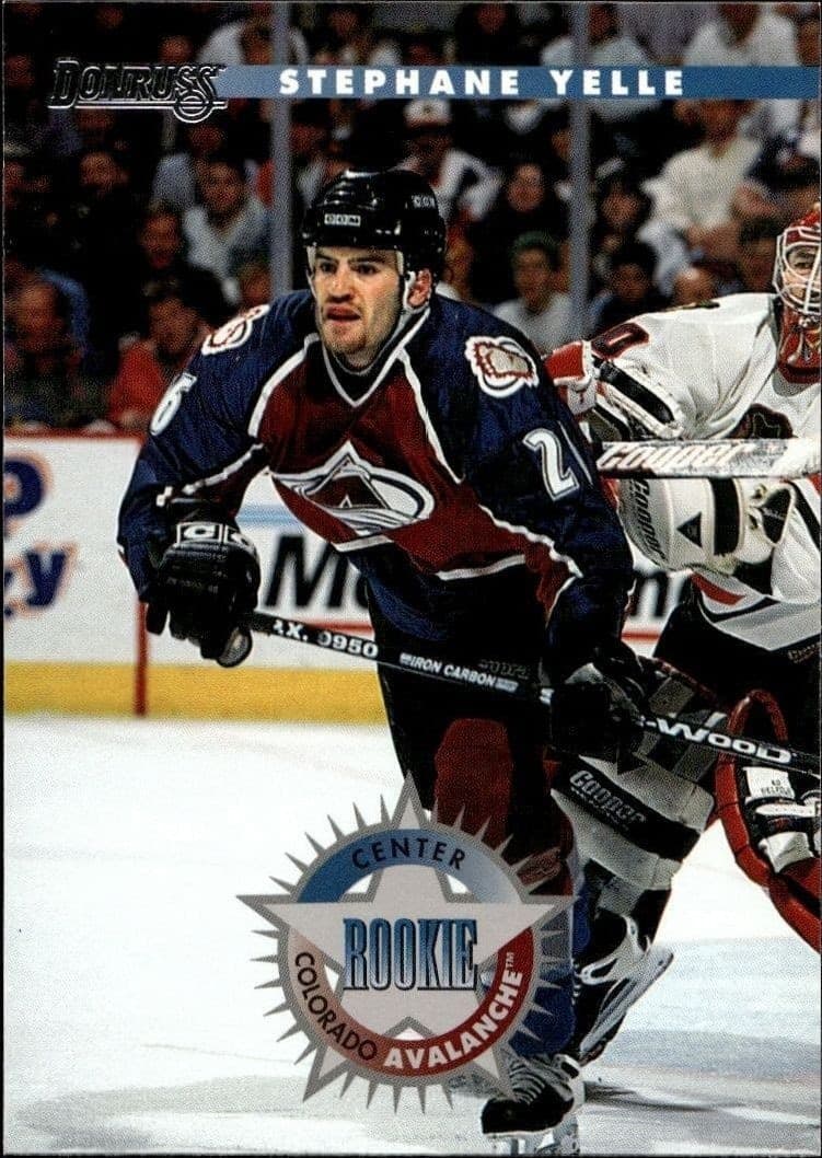 1996-97 Donruss Stephane Yelle #220 trading card