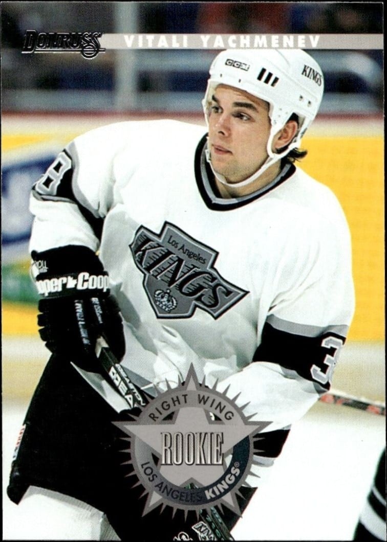 Vitali Yachmenev 1996-97 Donruss #233 Hockey Trading Card - Front 1996-97 Donruss Vitali Yachmenev #233 hockey trading card front