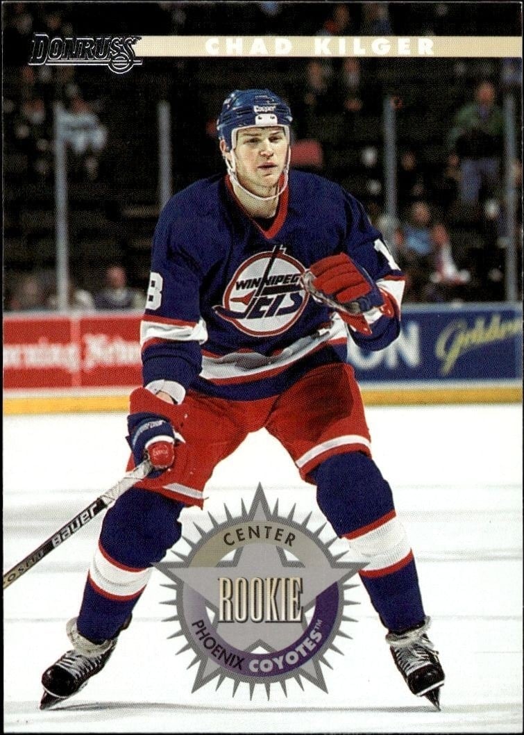 Chad Kilger 1996-97 Donruss #236 Hockey Trading Card - Front 1996-97 Donruss Chad Kilger #236 hockey trading card front