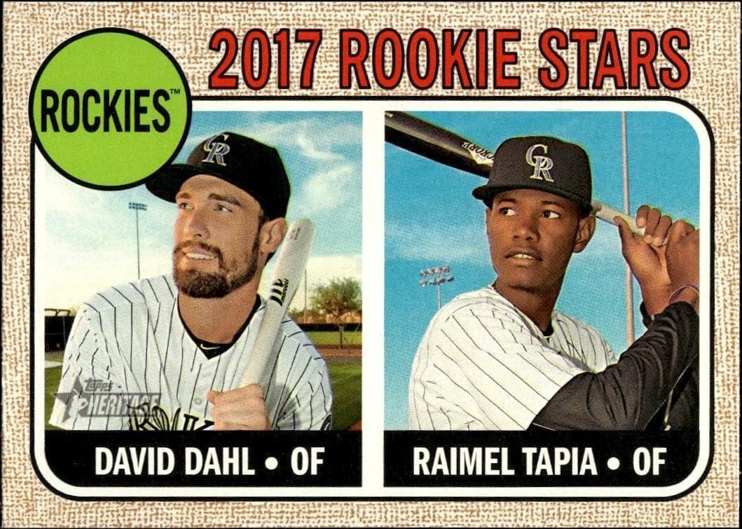 2017 Topps Heritage Raimel Tapia #258 trading card