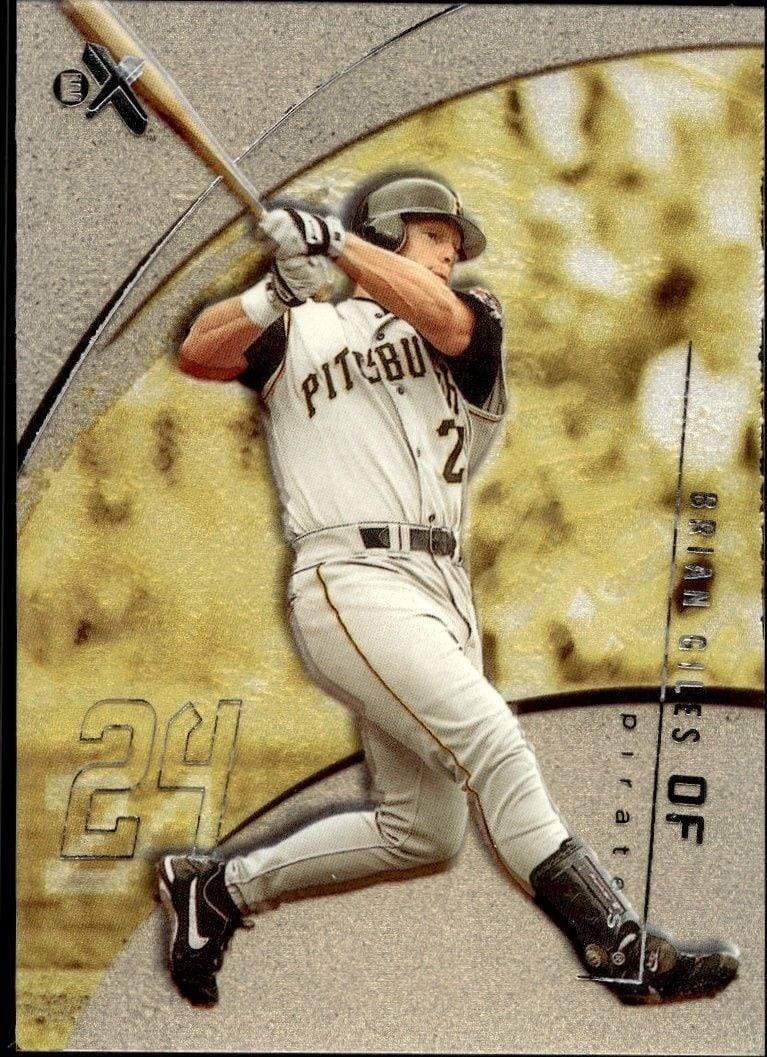 Brian Giles 2002 Fleer E-x #60 Baseball Trading Card - Front 2002 Fleer E-x Brian Giles #60 baseball trading card front