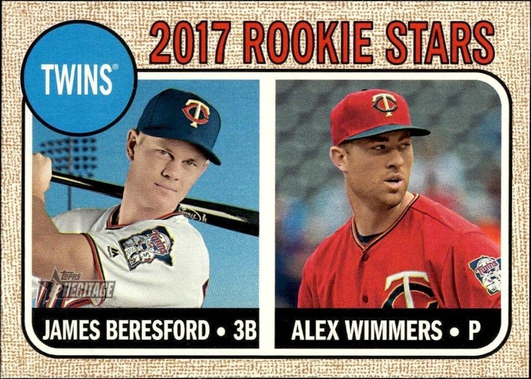 2017 Topps Heritage James Beresford #179 trading card