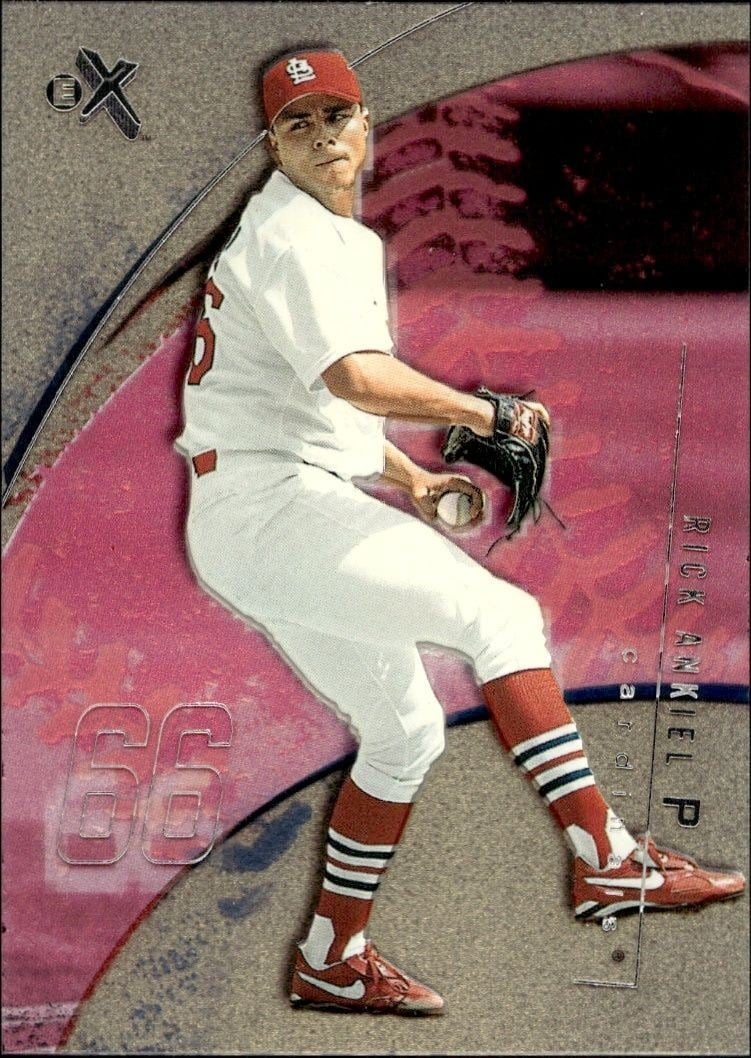 2002 Fleer E-x Rick Ankiel #25 trading card