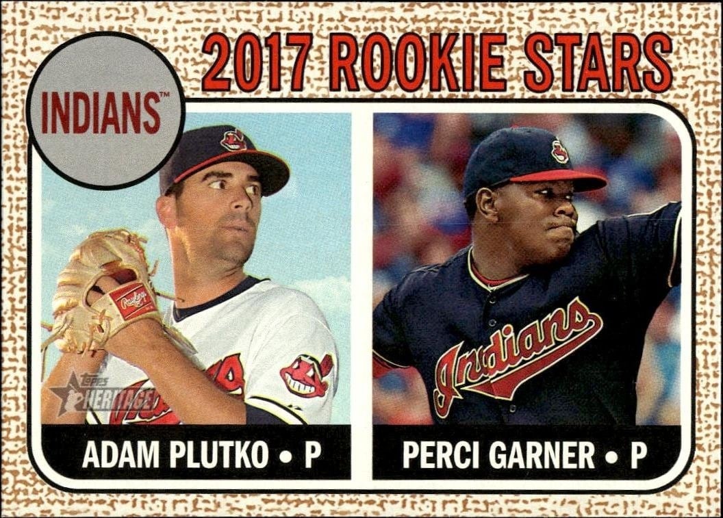 Adam Plutko 2017 Topps Heritage #29 Baseball Trading Card - Front 2017 Topps Heritage Adam Plutko #29 baseball trading card front