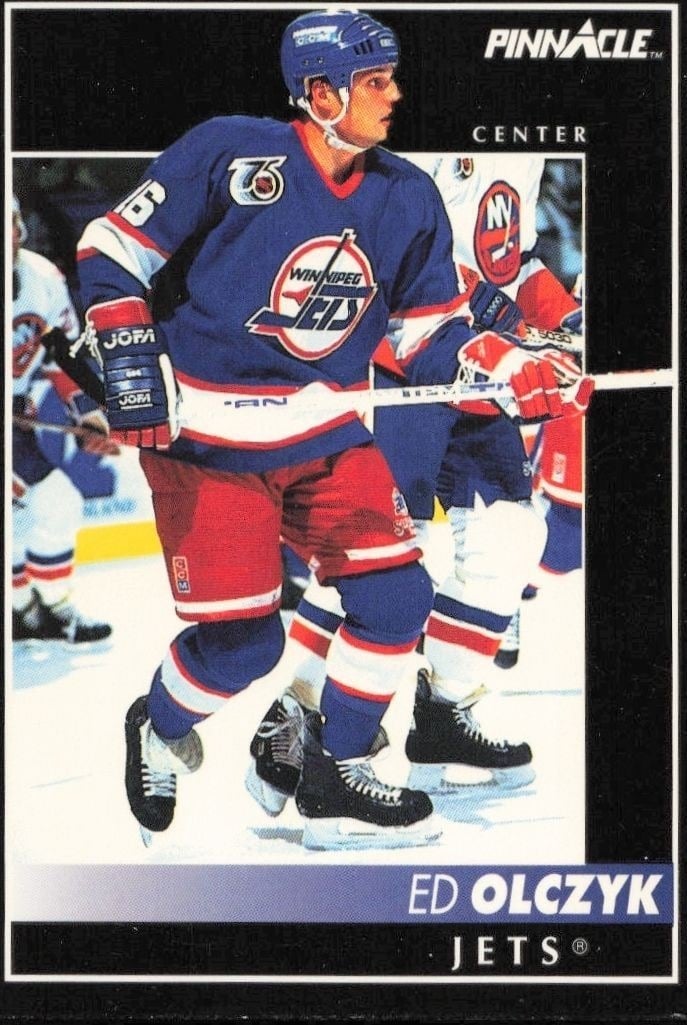 Curtis Joseph 1992-93 Pinnacle #264 Hockey Trading Card - Front 1992-93 Pinnacle Curtis Joseph #264 hockey trading card front