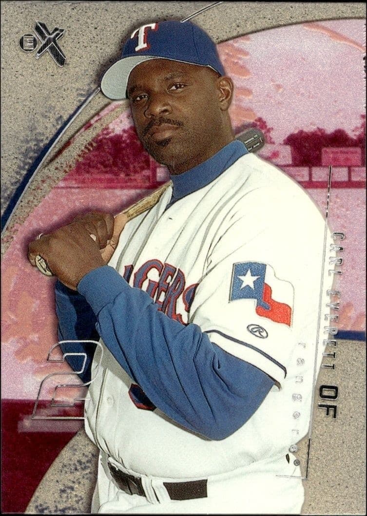 2002 Fleer E-x Carl Everett #29 trading card