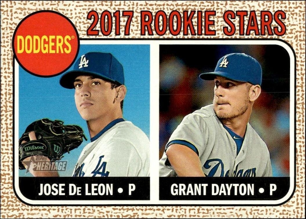 Grant Dayton 2017 Topps Heritage #83 Baseball Trading Card - Front 2017 Topps Heritage Grant Dayton #83 baseball trading card front