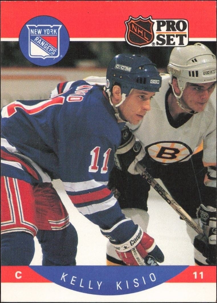 Kelly Kisio 1990-91 Pro Set #200 Hockey Trading Card - Front 1990-91 Pro Set Kelly Kisio #200 hockey trading card front