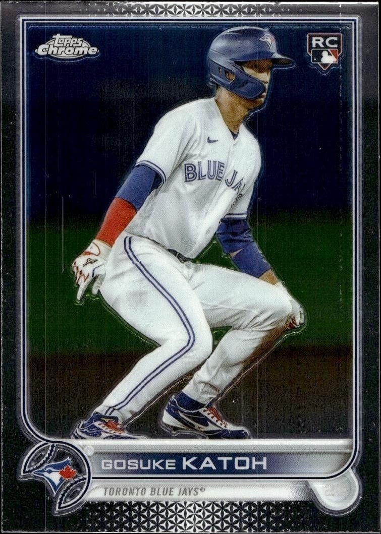 Gosuke Katoh 2022 Topps Chrome Update #USC42 Baseball Trading Card - Front 2022 Topps Chrome Update Gosuke Katoh #USC42 baseball trading card front