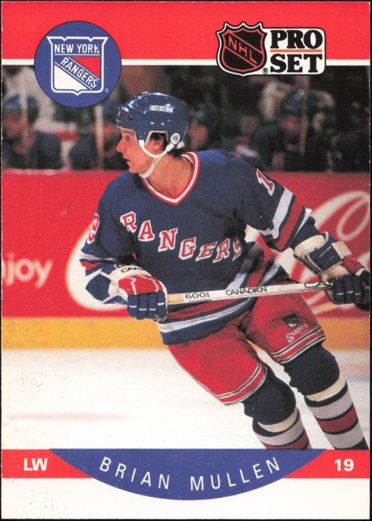 1990-91 Pro-Set Series 1 Brian Mullen #203 trading card