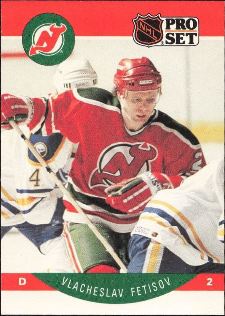 1990-91 Pro-Set NHL Series 1 Viacheslav Fetisov #167 trading card