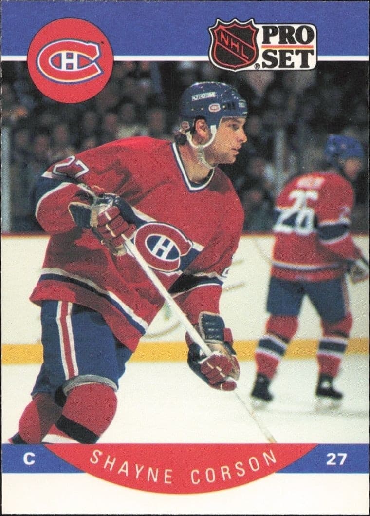 1990-91 Pro-Set NHL Series 1 Shayne Corson #148 trading card