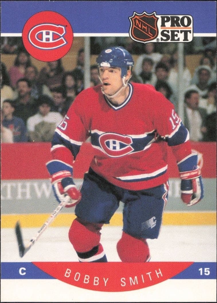 1990-91 Pro-Set Series 1 Bobby Smith #160 trading card