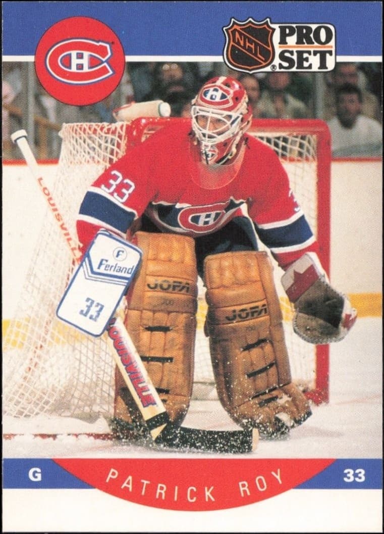 1990-91 Pro-Set Series 1 Patrick Roy #157 trading card