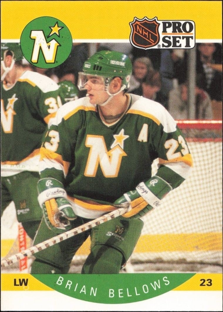 1990-91 Pro-Set Series 1 Brian Bellows #130 trading card