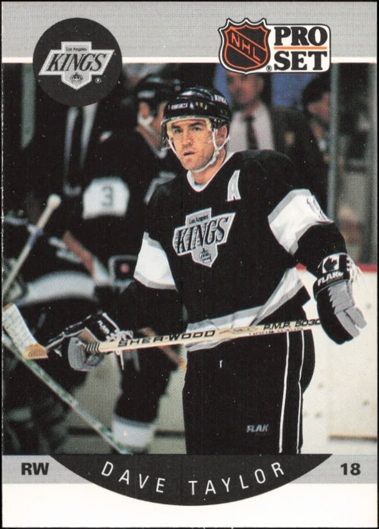 1990-91 Pro-Set Series 1 Dave Taylor #128 trading card