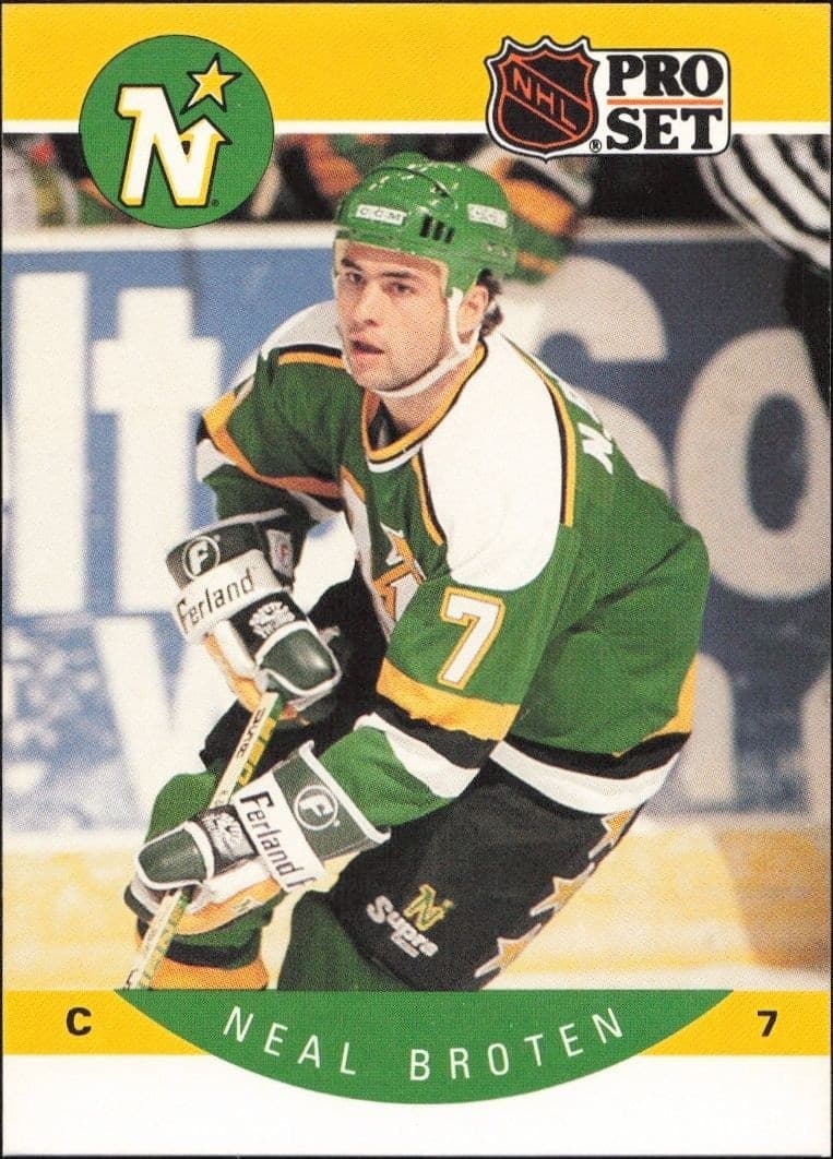 1990-91 Pro-Set Series 1 Neal Broten #132 trading card