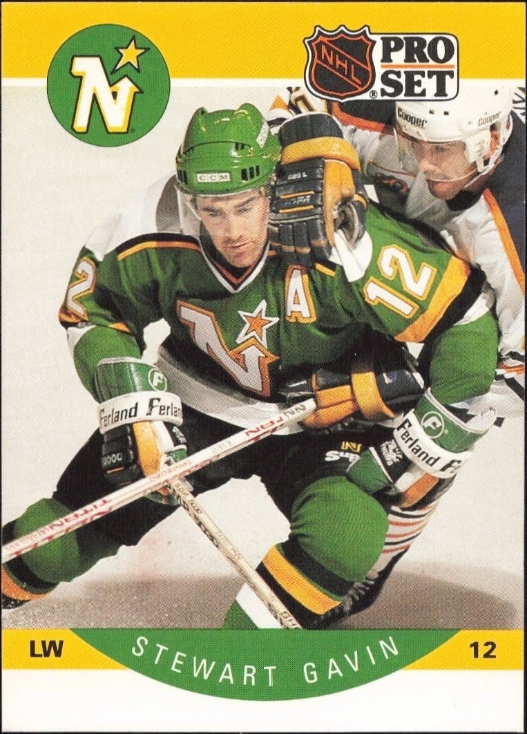 Stewart Gavin 1990-91 Pro Set #139 Hockey Trading Card - Front 1990-91 Pro Set Stewart Gavin #139 hockey trading card front