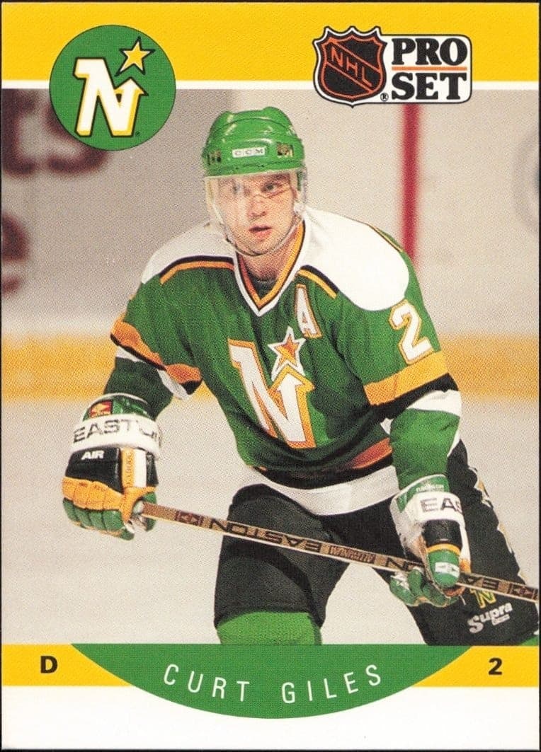 1990-91 Pro-Set NHL Series 1 Curt Giles #140 trading card