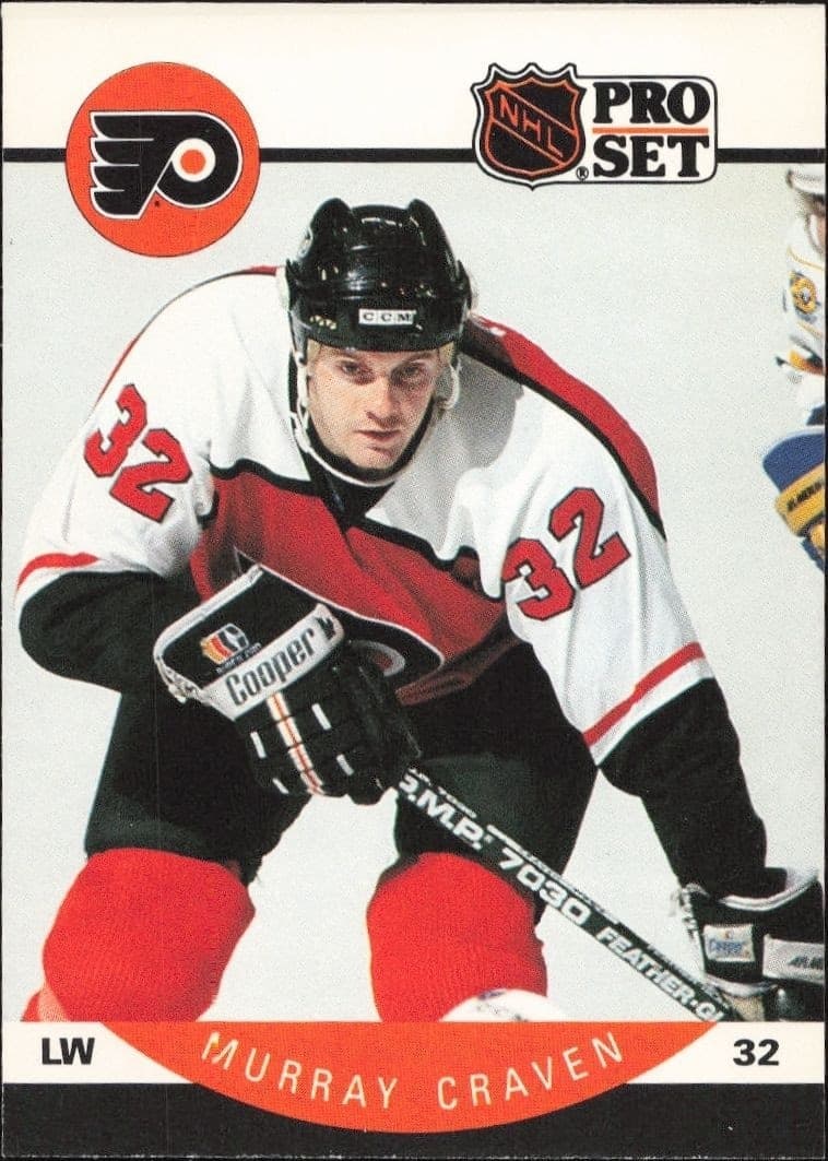 1990-91 Pro-Set NHL Series 1 Murray Craven #214 trading card