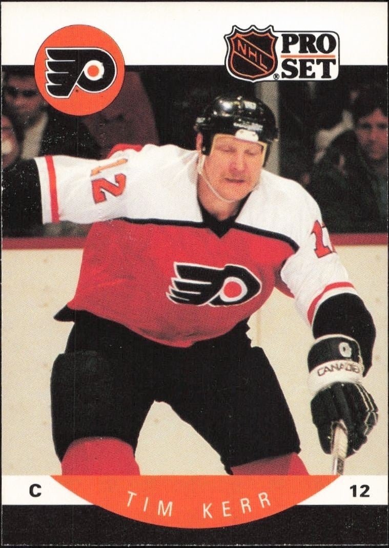 1990-91 Pro-Set NHL Series 1 Tim Kerr #218 trading card
