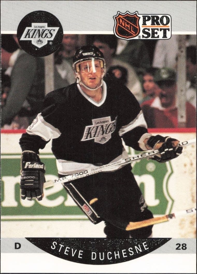 1990-91 Pro-Set Series 1 Steve Duchesne #115 trading card