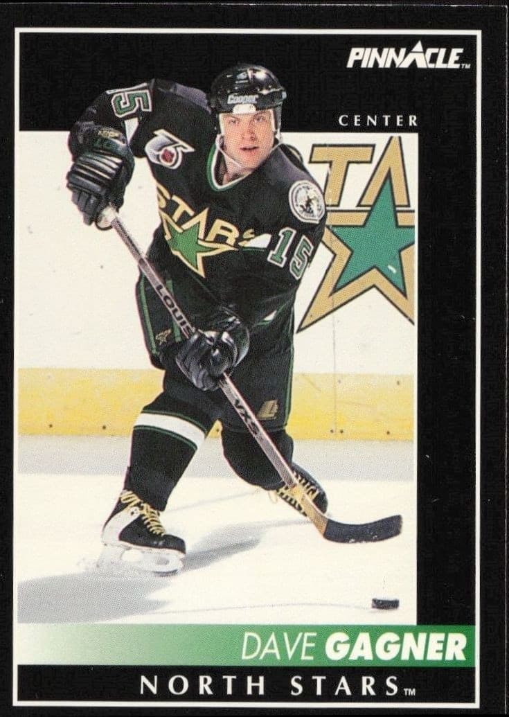 1992-93 Pinnacle Dave Gagner #85 trading card